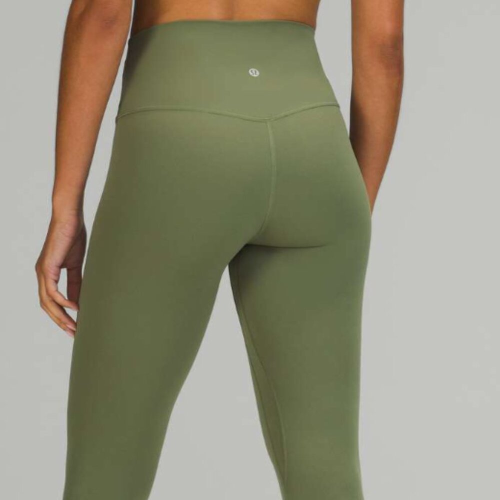 Lululemon Align High-Rise Pant 23" - Green Twill